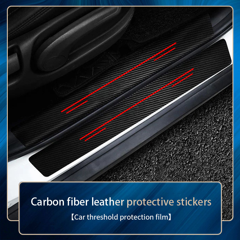 Weight Plate Bumper - 1/4/5/9Pcs Car Door Carbon Fiber Threshold