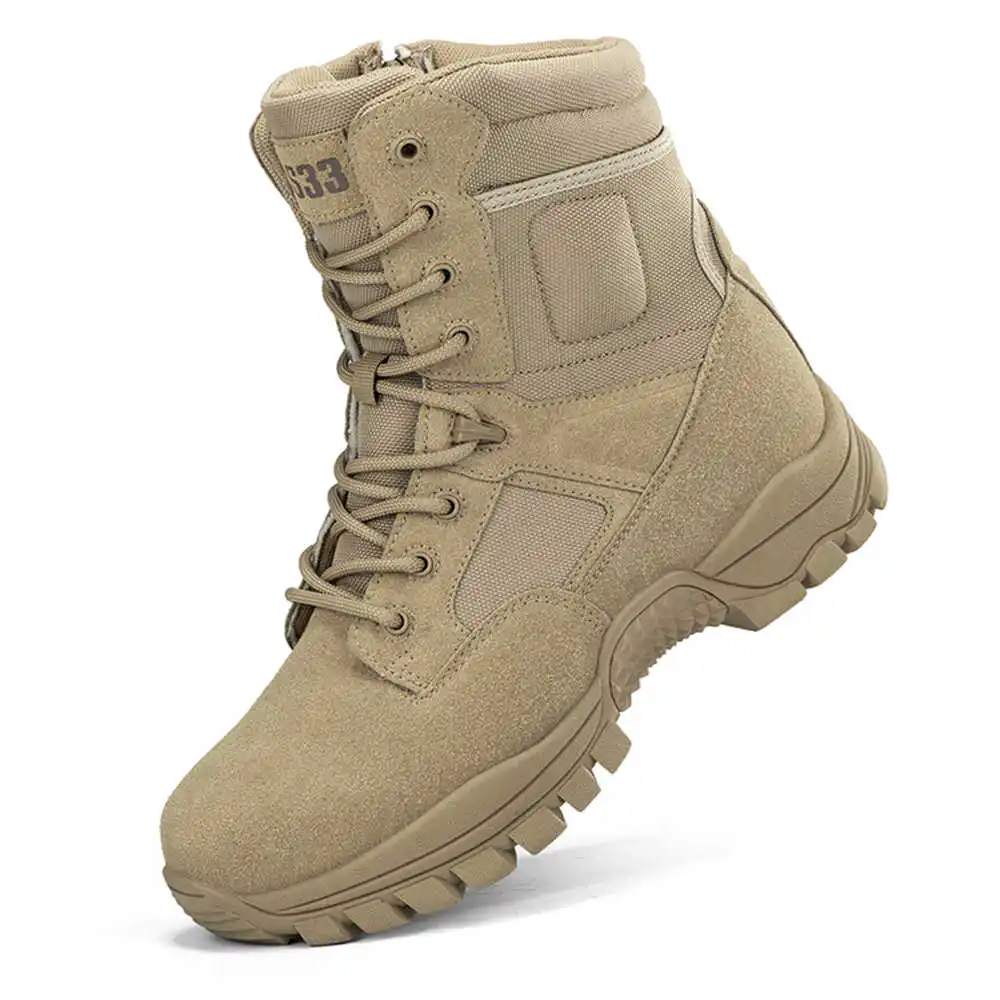 Home Gym Gold - Nonslip Genuine Leather Hiking Boots Designer