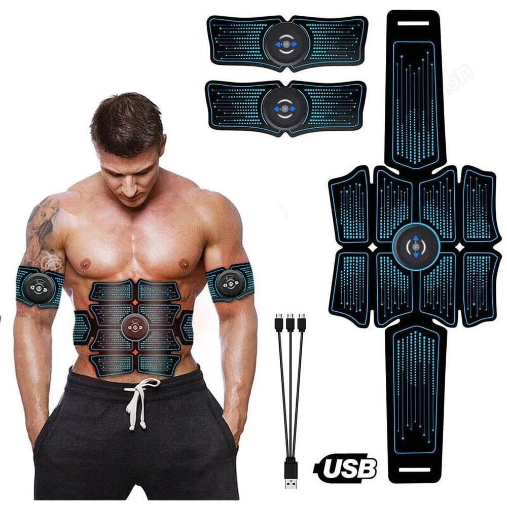 Home Gym Hack - EMS Abdominal Muscle Stimulator Electric Massager