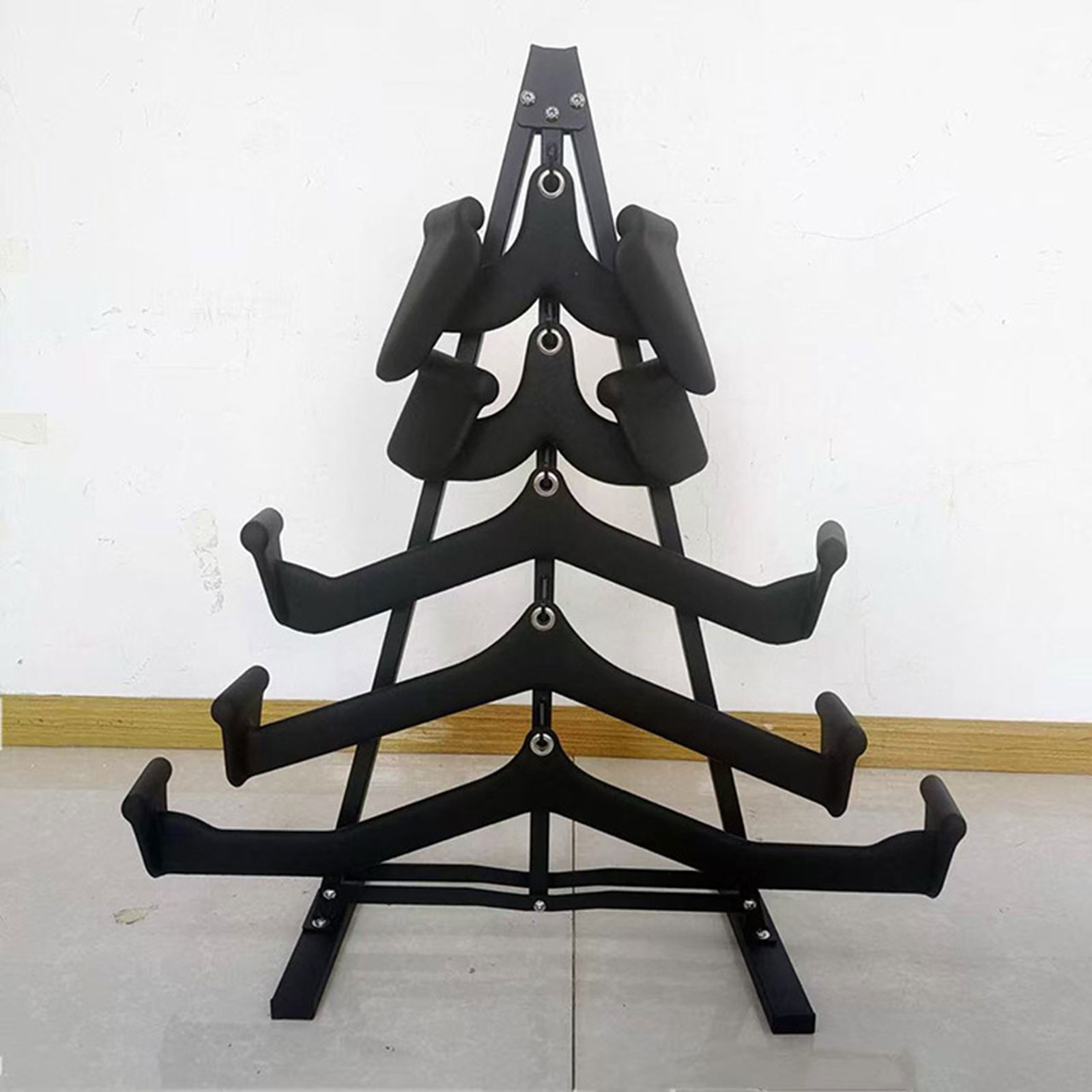 Home Gym Hack - Lat Pull Down Bar Organizer with