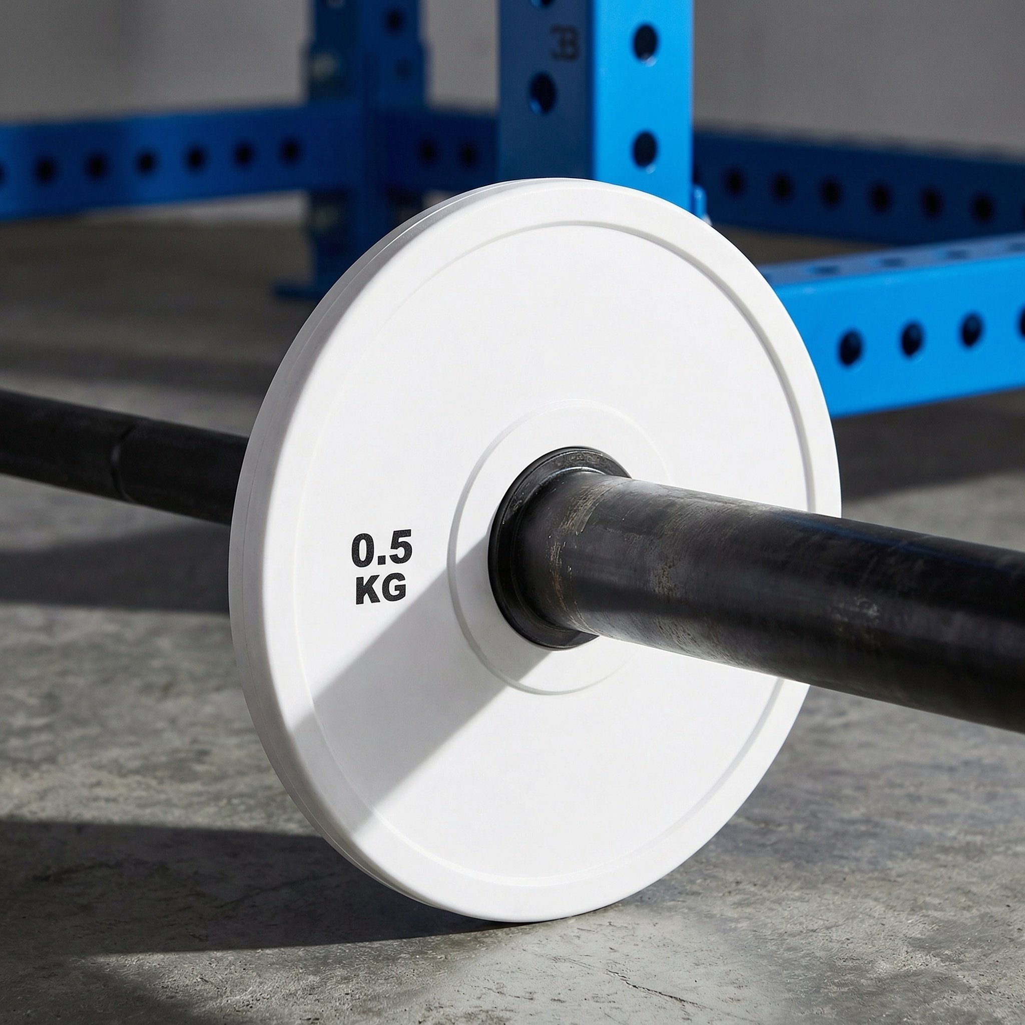 Weight Plate Bumper - 2Pcs Rubber Coated Barbell Plates Bumper