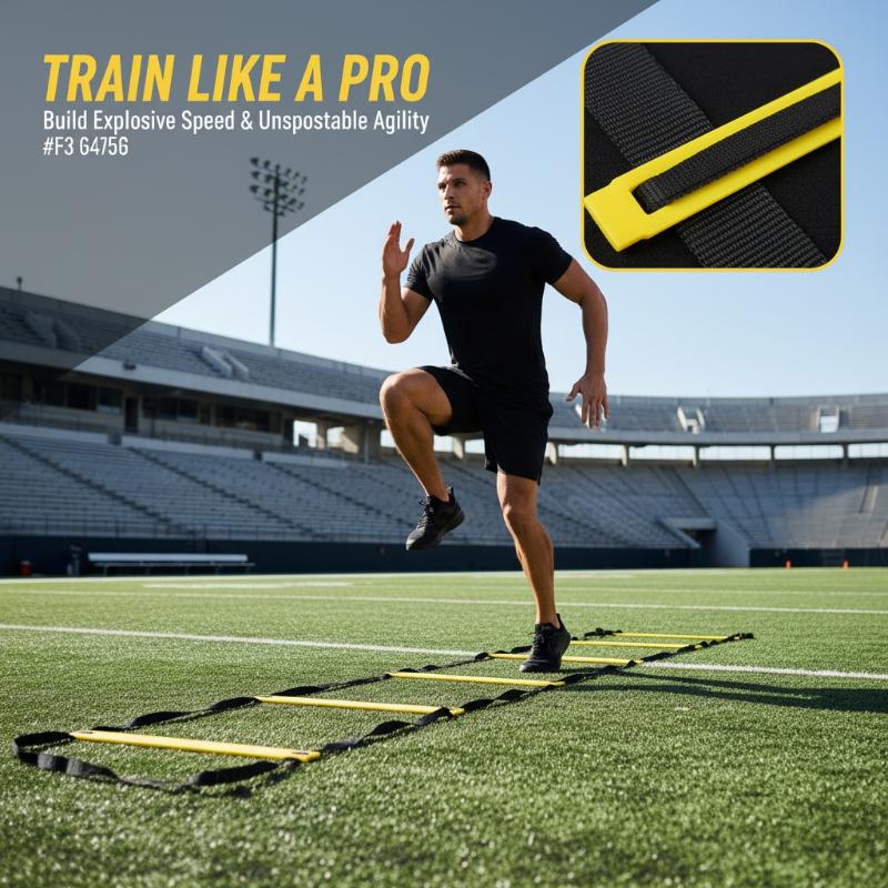 Agility Ladder Speed - Agility Training Ladders Lightweight Nylon Straps