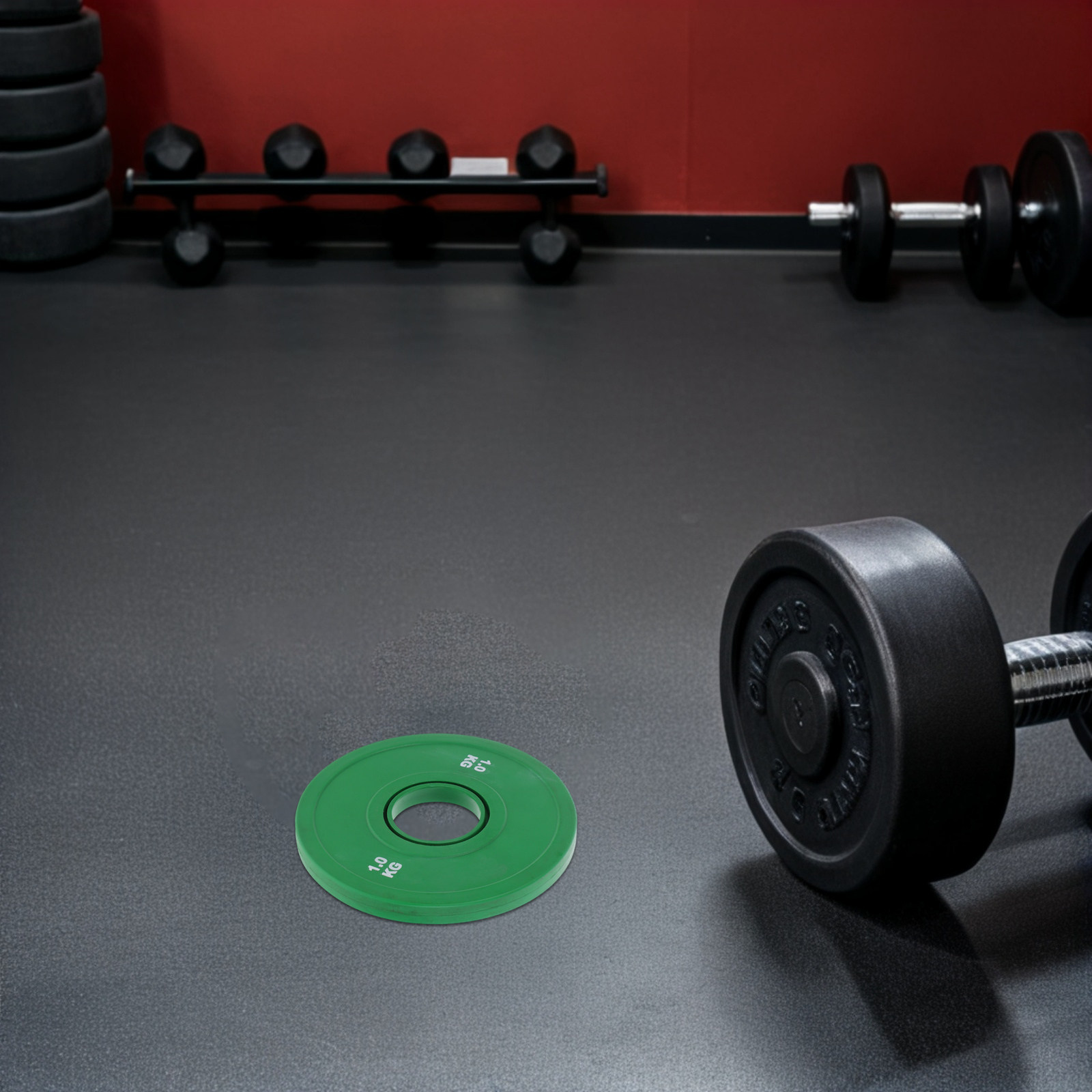 Weight Plate Bumper - 1Kg Rubber Bumper Plates for Barbells