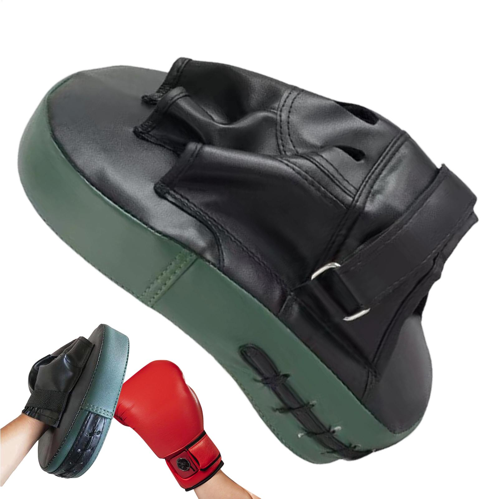 Boxing Pads Mitts PU Leather W - Home Gym For Small Spaces 评论和价格