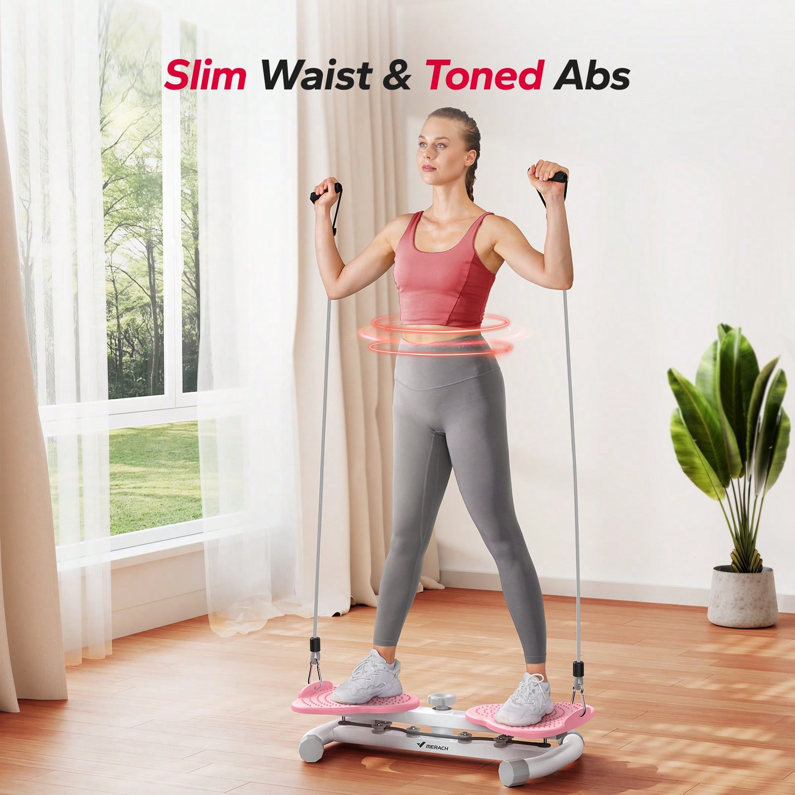 MERACH Waist Ab Machine, 300 L - Home Gym Hack 评论和价格