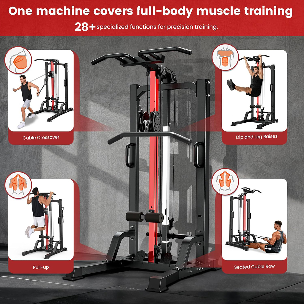 Pooboo Home Gym Machine - High - Home Gym Leg Machine 评论和价格