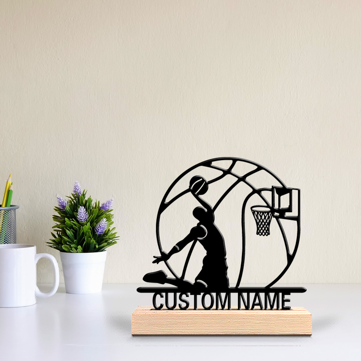 Personalized Basketball Player - Home Gym Names 评论和价格