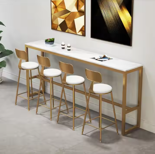 ^&Leisure Gold Bar Chair with  - Home Gym Gold 评论和价格
