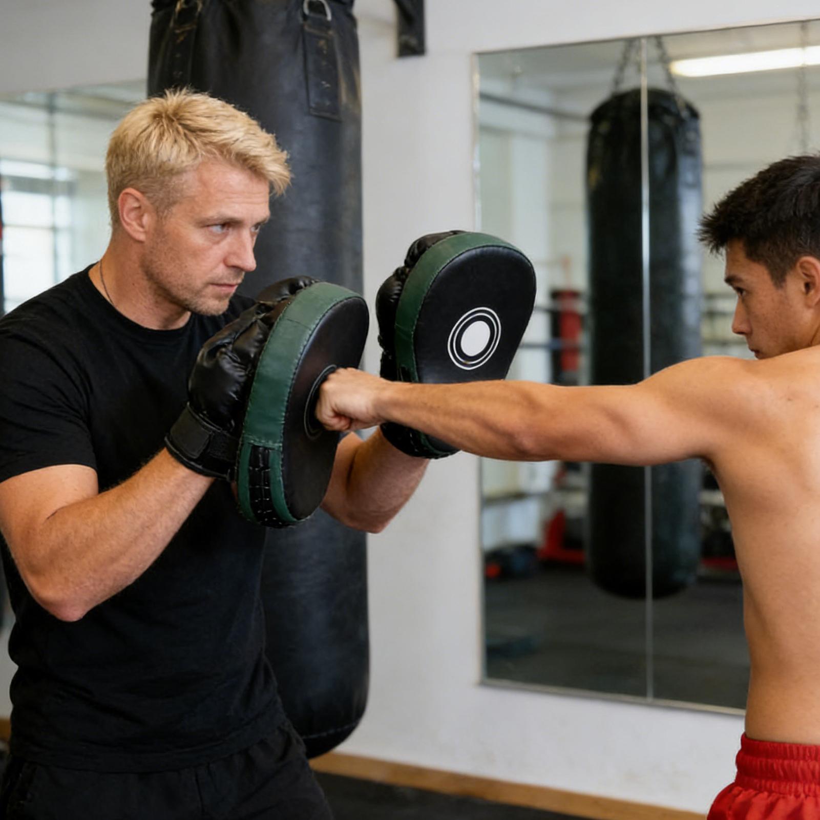 Boxing Mitts PU Leather Exerci - Home Gym For Small Spaces 评论和价格