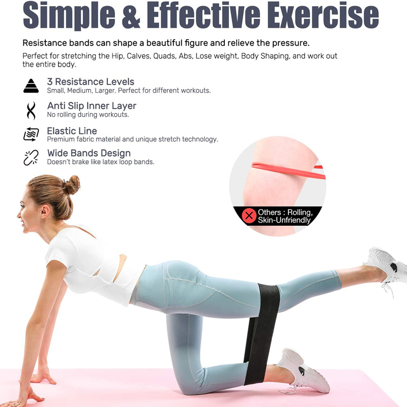 3PCS Women Men Fabric Resistan - Home Gym Online 评论和价格
