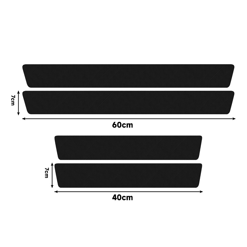 1/4/5/9Pcs Car Door Carbon Fib - Weight Plate Bumper 评论和价格