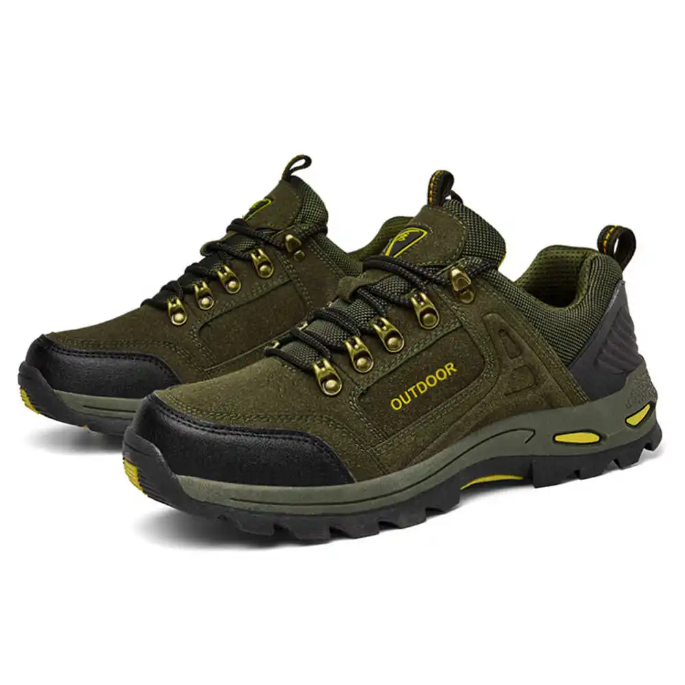 Non-slip Lace Up Hiking Tennis - Home Gym Gold 评论和价格