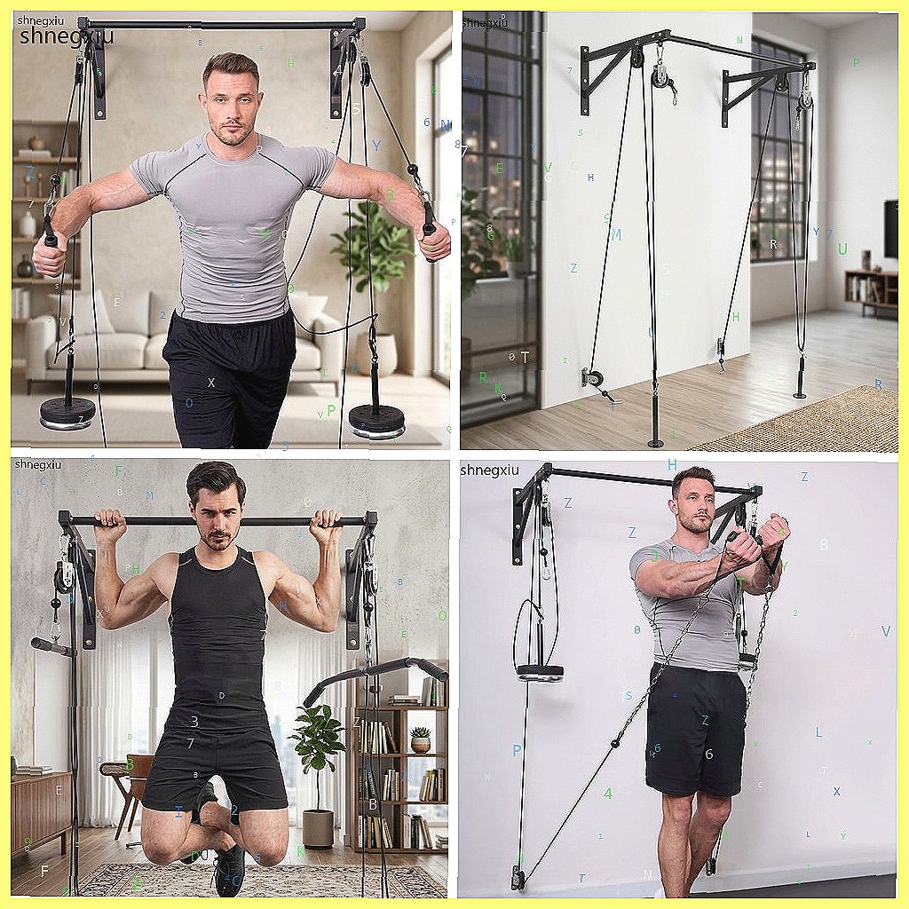Wall Mounted DIY Fitness Pulle - Home Gym Cable Pulley System 评论和价格