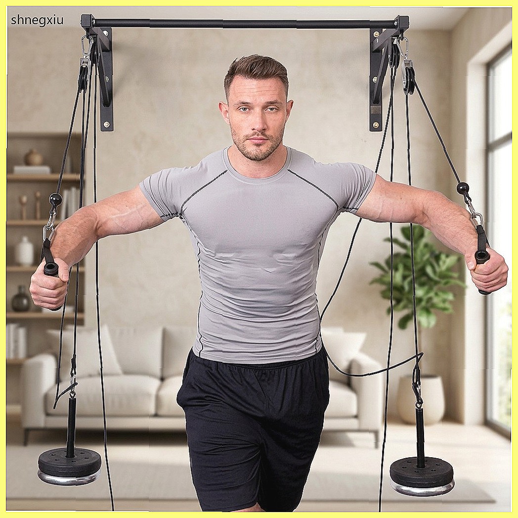Wall Mounted DIY Fitness Pulle - Home Gym Cable Pulley System 评论和价格