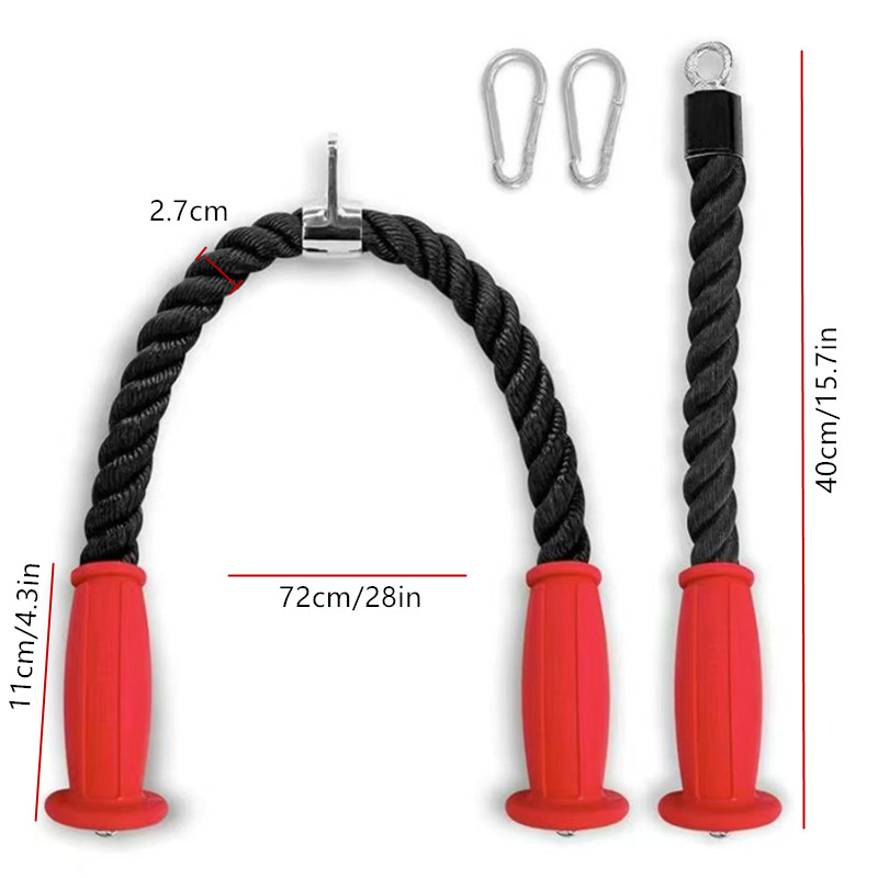 Ergonomic Tricep Ropes Non-Sli - Home Gym Online 评论和价格