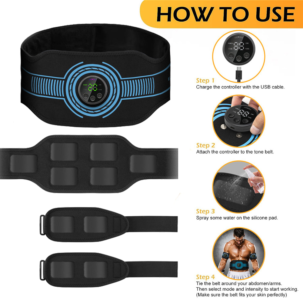 USB Rechargeable Abdominal Mus - Home Gym Hack 评论和价格