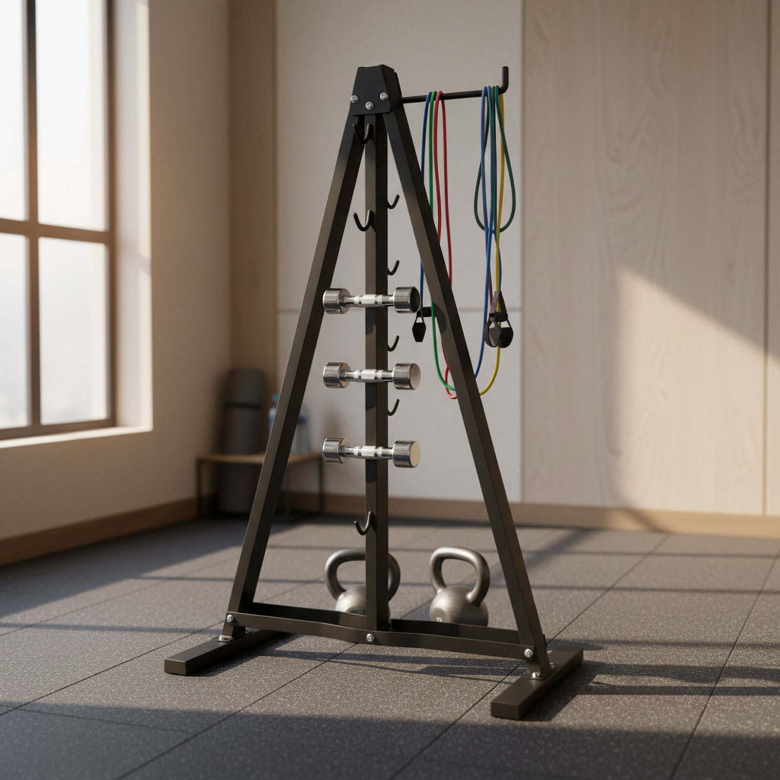 Lat Pull Down Bar Organizer wi - Home Gym Hack 评论和价格