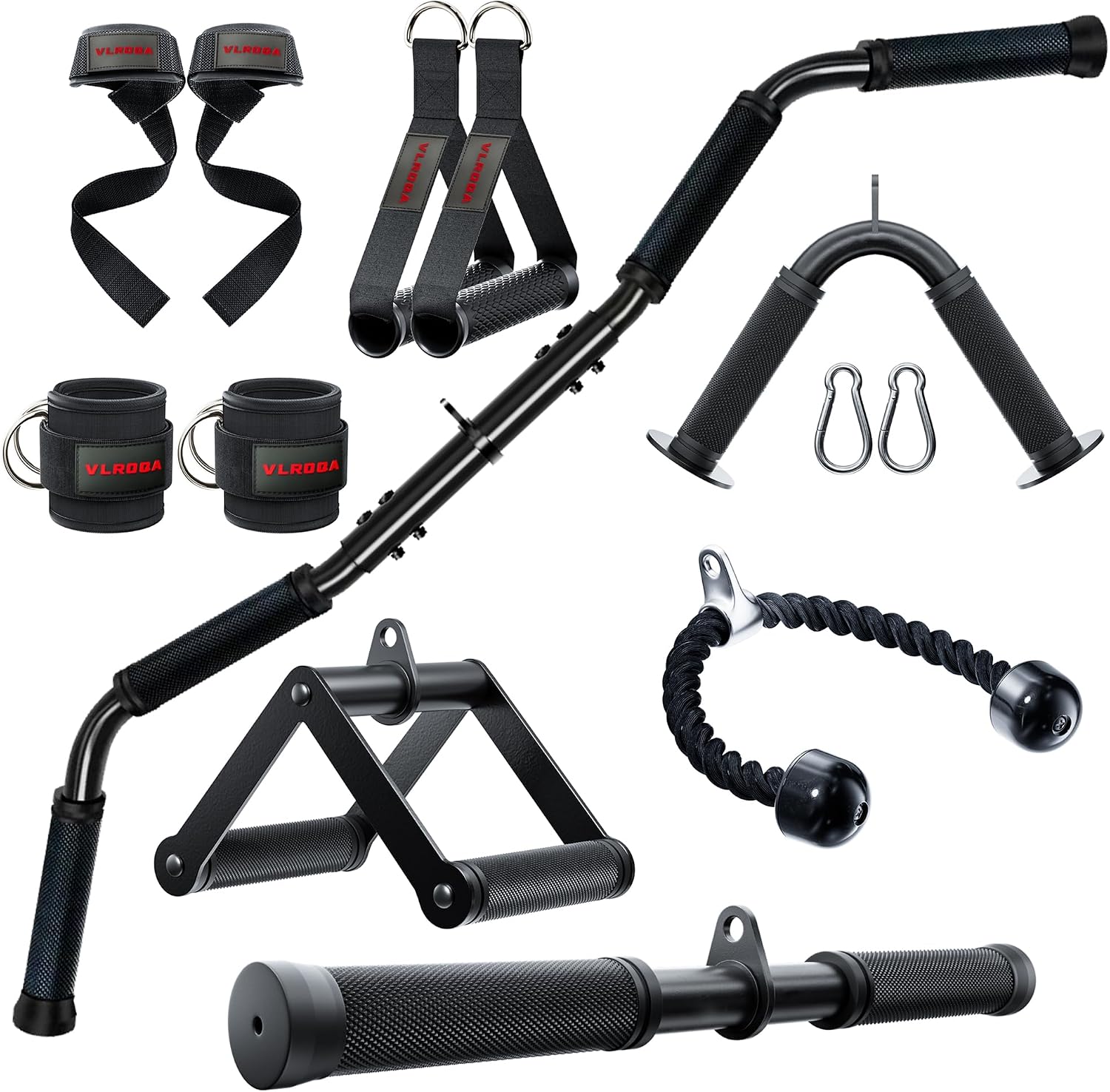 Home Gym Cable Attachments Set - Home Gym Set 评论和价格
