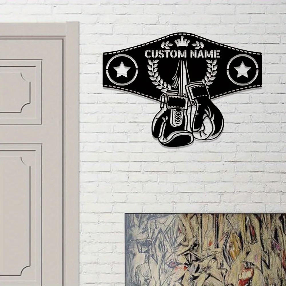 1pc 2D Flat Custom Boxing Glov - Home Gym Names 评论和价格