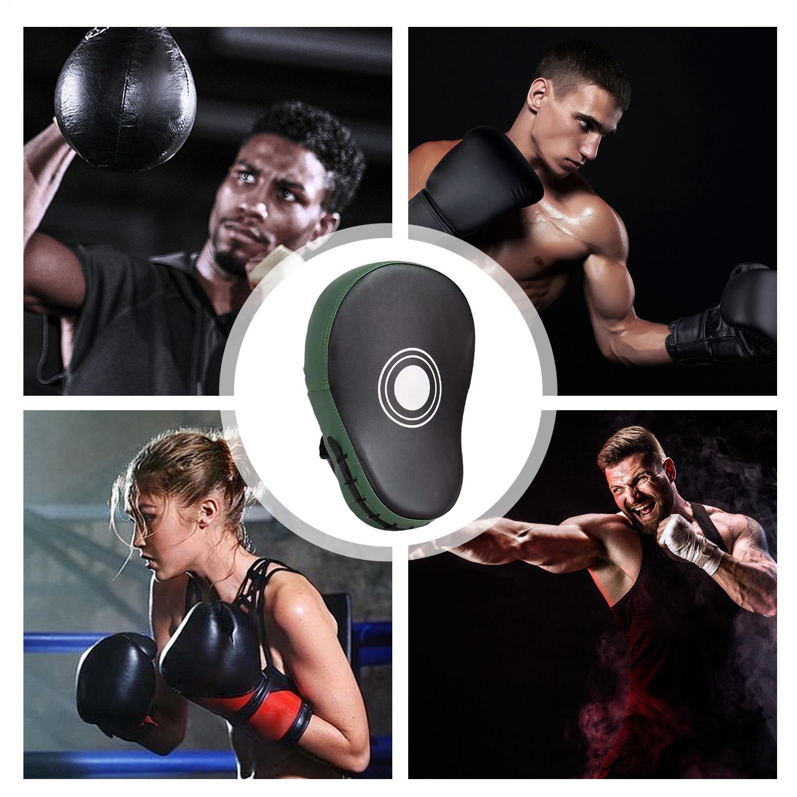 Boxing Pads Mitts PU Leather E - Home Gym For Small Spaces 评论和价格