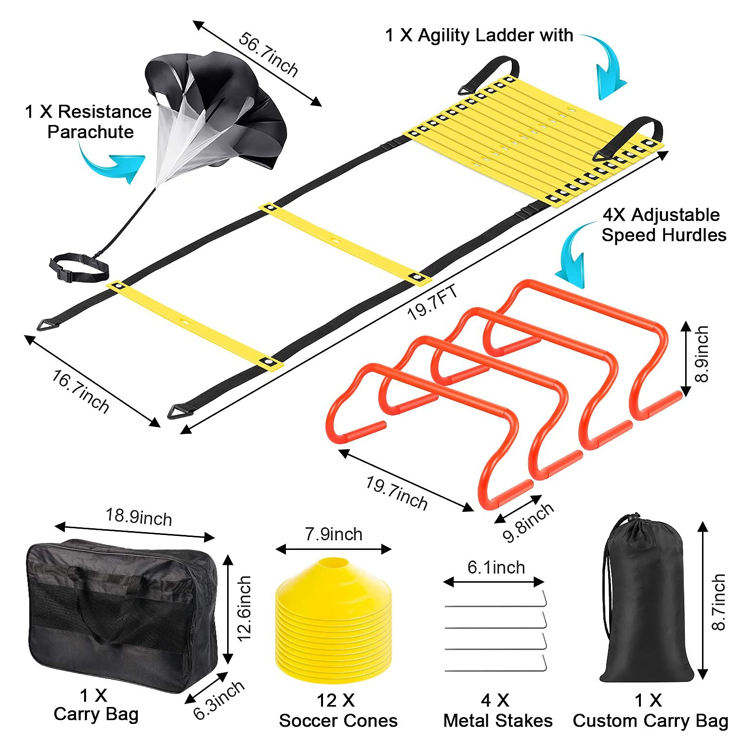 High Quality Football Speed Ag - Agility Ladder Speed 评论和价格