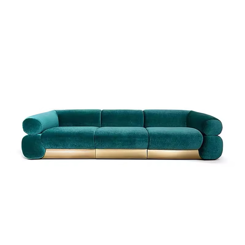 Elegant Luxury Modular Velvet  - Home Gym Gold 评论和价格