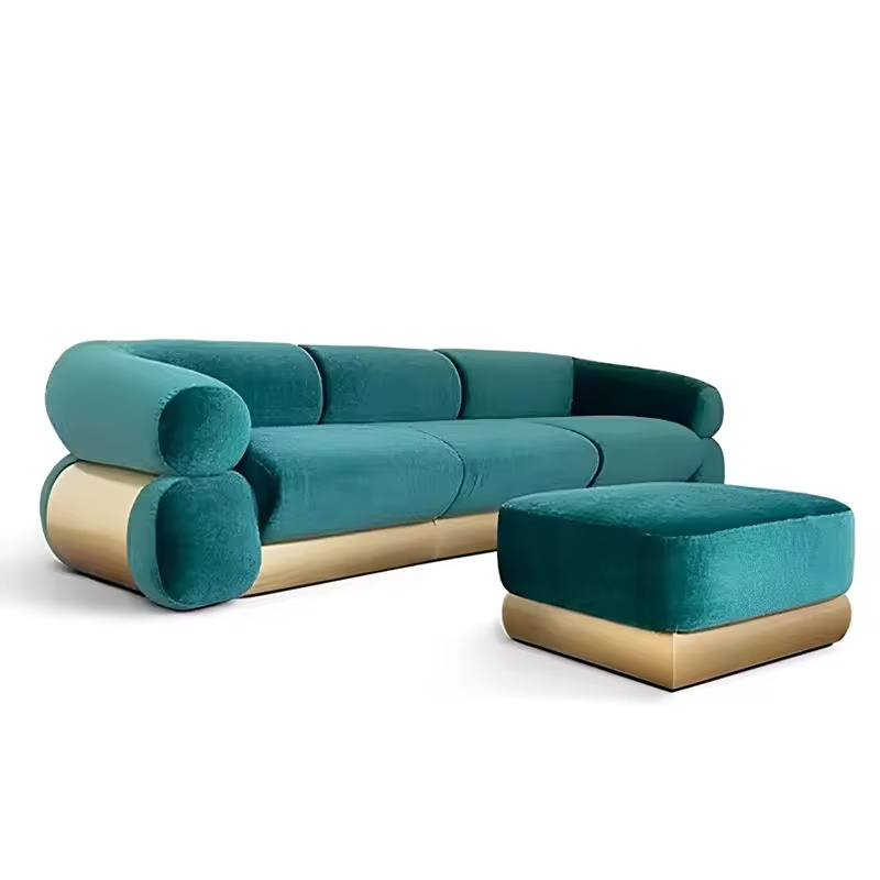 Elegant Luxury Modular Velvet  - Home Gym Gold 评论和价格