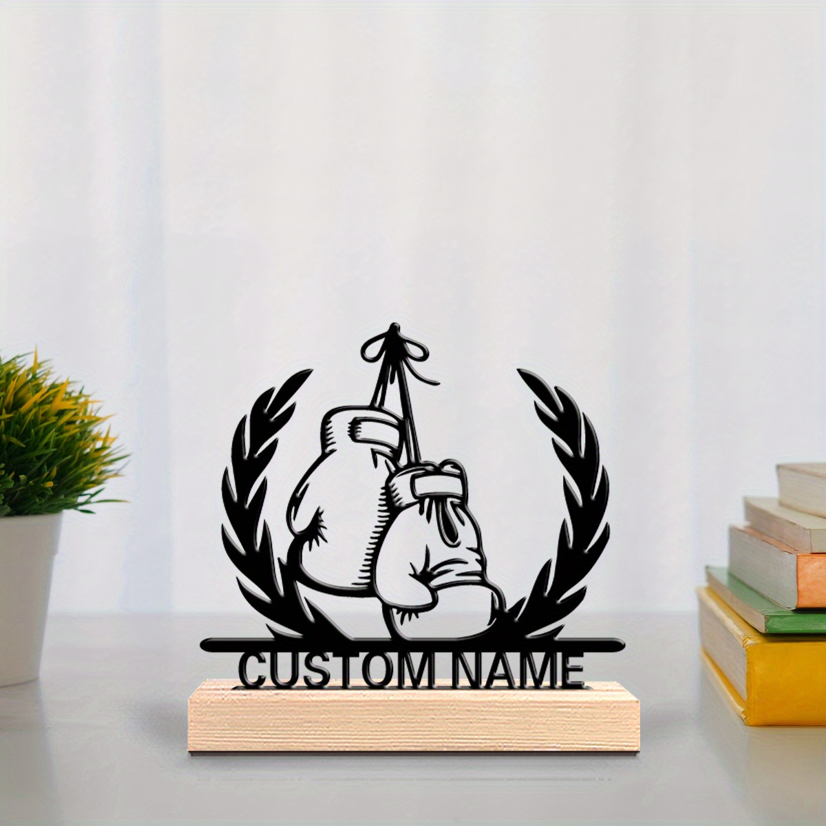 Personalized Boxer Metal Statu - Home Gym Names 评论和价格