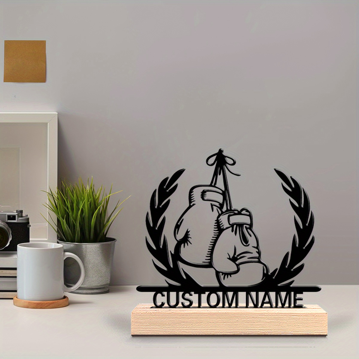 Personalized Boxer Metal Statu - Home Gym Names 评论和价格