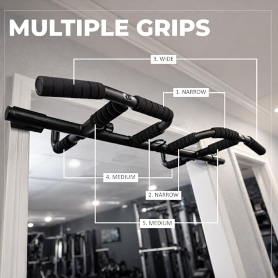 Doorway Pull Up Bar Set with S - Home Gym Set 评论和价格