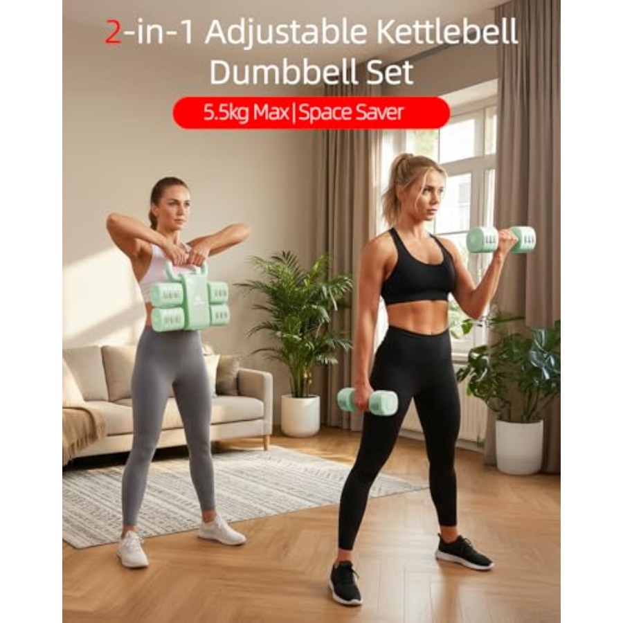 Home gym dumbbell set: 4-in-1  - Home Gym Set 评论和价格