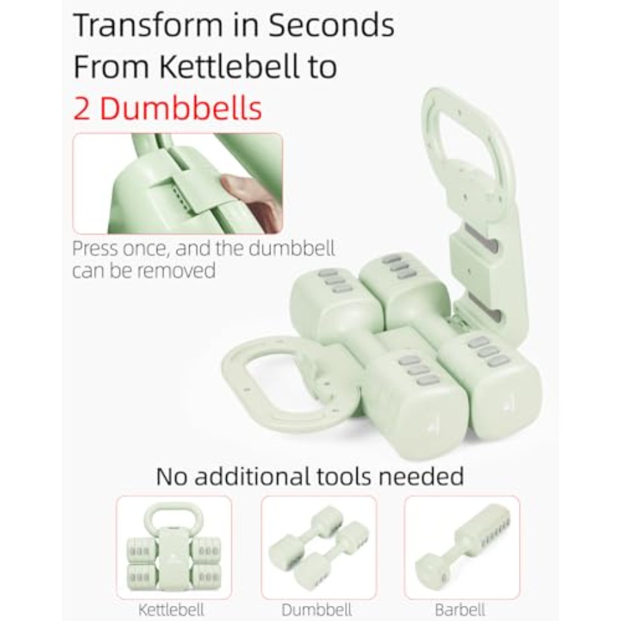 Home gym dumbbell set: 4-in-1  - Home Gym Set 评论和价格