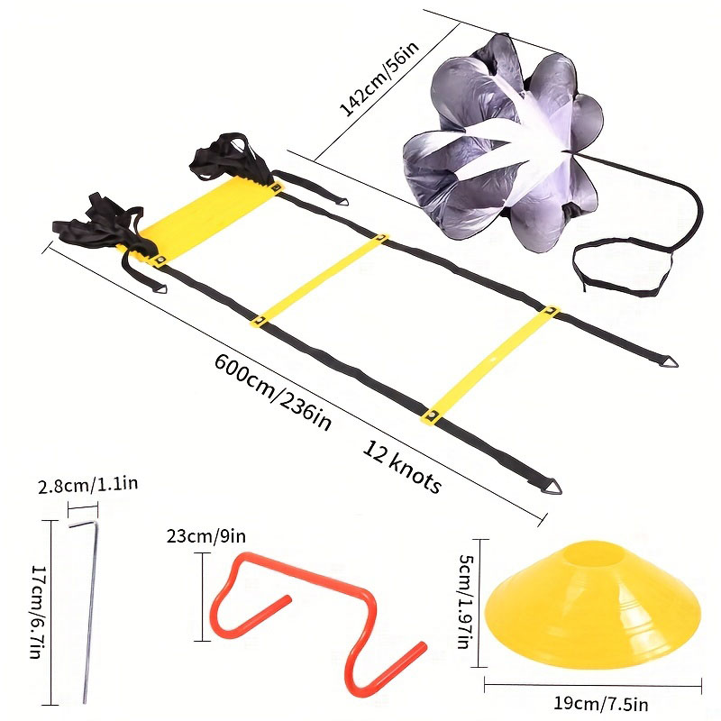 1 Set Speed Agility Training S - Agility Ladder Speed 评论和价格