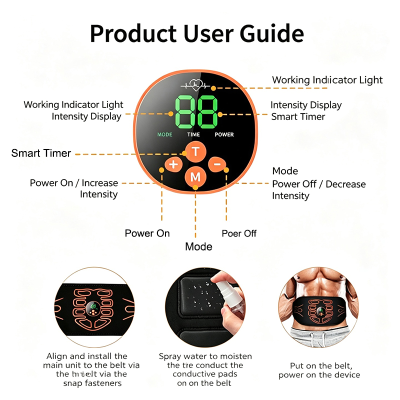 Abdominal Toning Belt Smart Ab - Home Gym Online 评论和价格