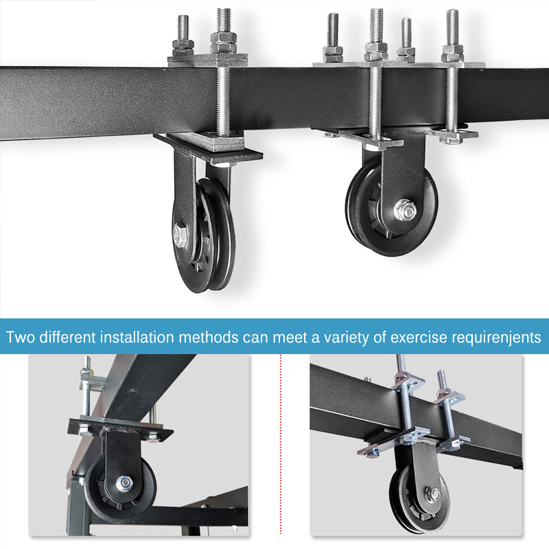 Heavy Duty Pulley System - Adj - Home Gym Cable Pulley System 评论和价格