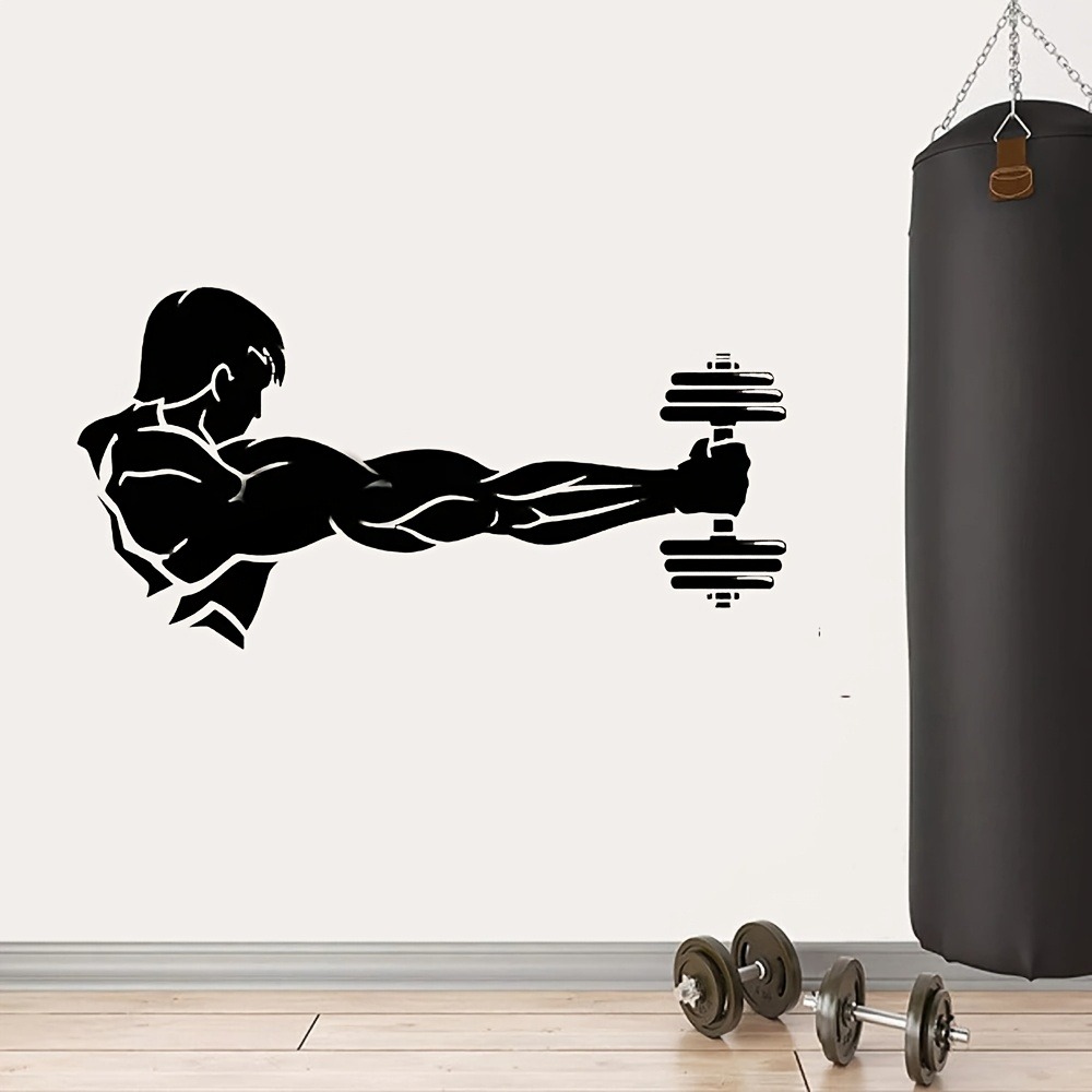 Fitness Home Decor Vinyl Wall  - Home Gym Interior Design 评论和价格