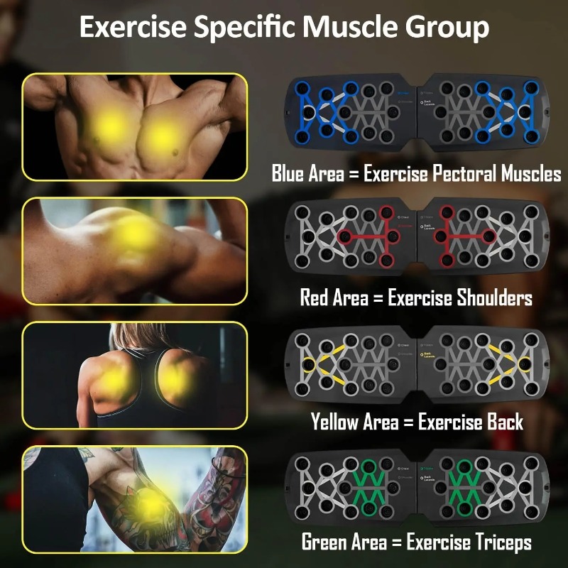 Foldable Push Up Board with Re - Home Gym Online 评论和价格